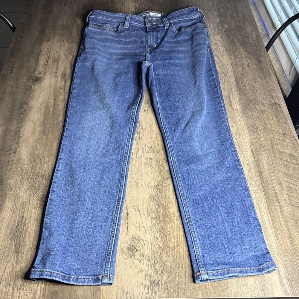 Carhartt Women's Classic Blue Straight Leg Slim Fit Jeans